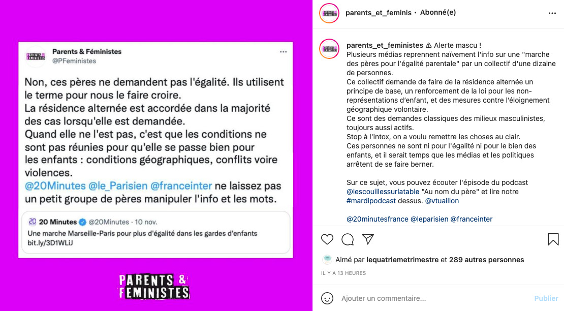 « Marche des pères pour l’égalité » : l’arbre de la paternité cache la forêt du masculinisme