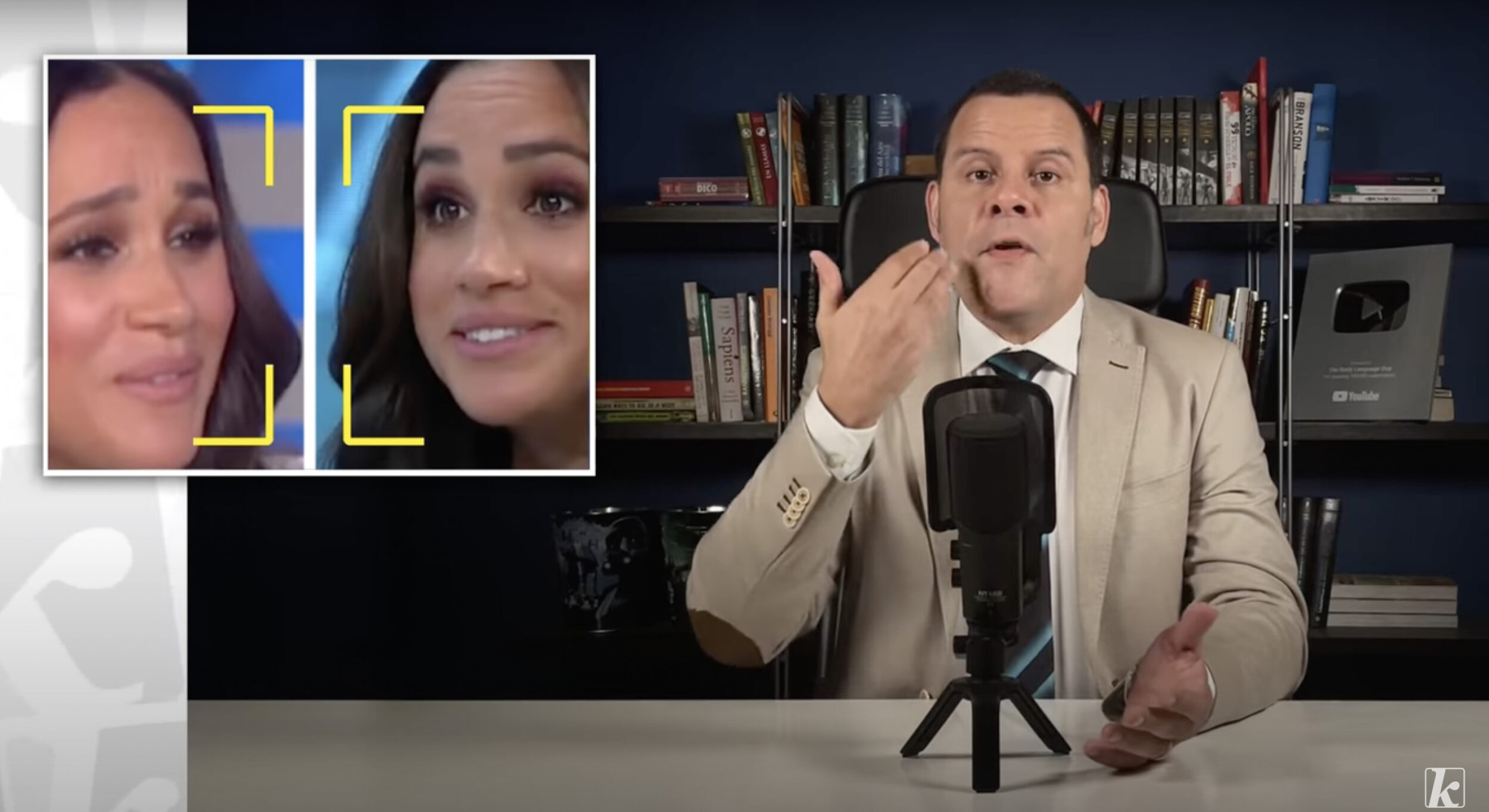 Capture d'écran de la vidéo de The Body Language Guy