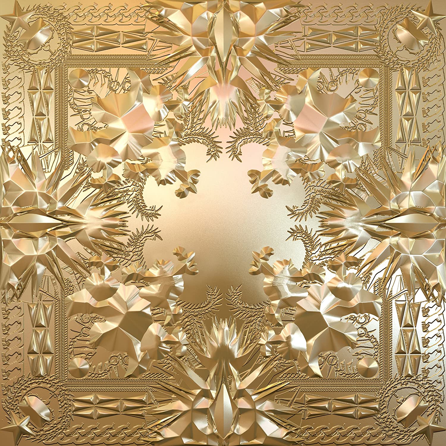 La pochette de l’album Watch the Throne de Jay-Z et Kanye West, signée Virgil Abloh.