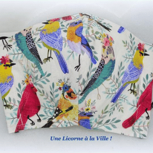 Masque de protection en tissu, Etsy, 12€