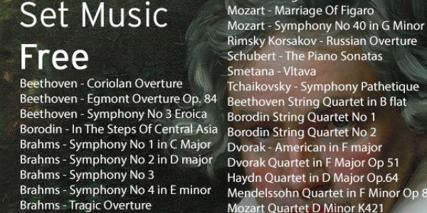 Mozart Beethoven Brahms Et D Autres Sous Licence Libre