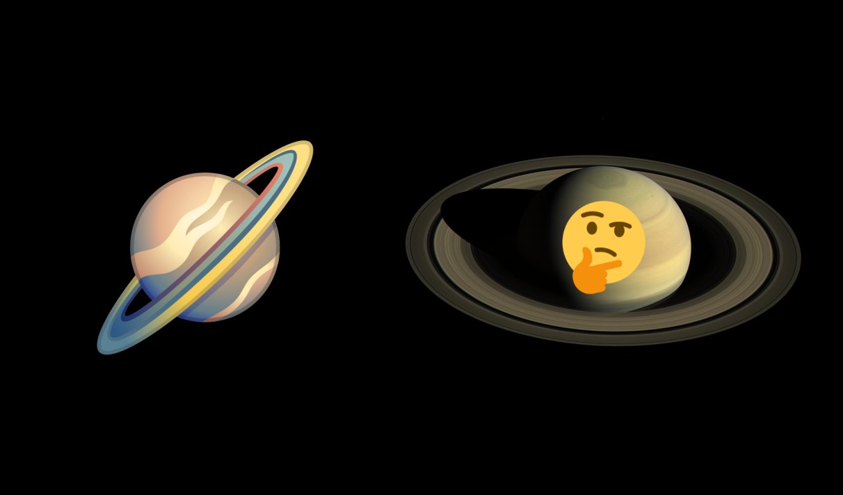 Saturn Emoji PNG