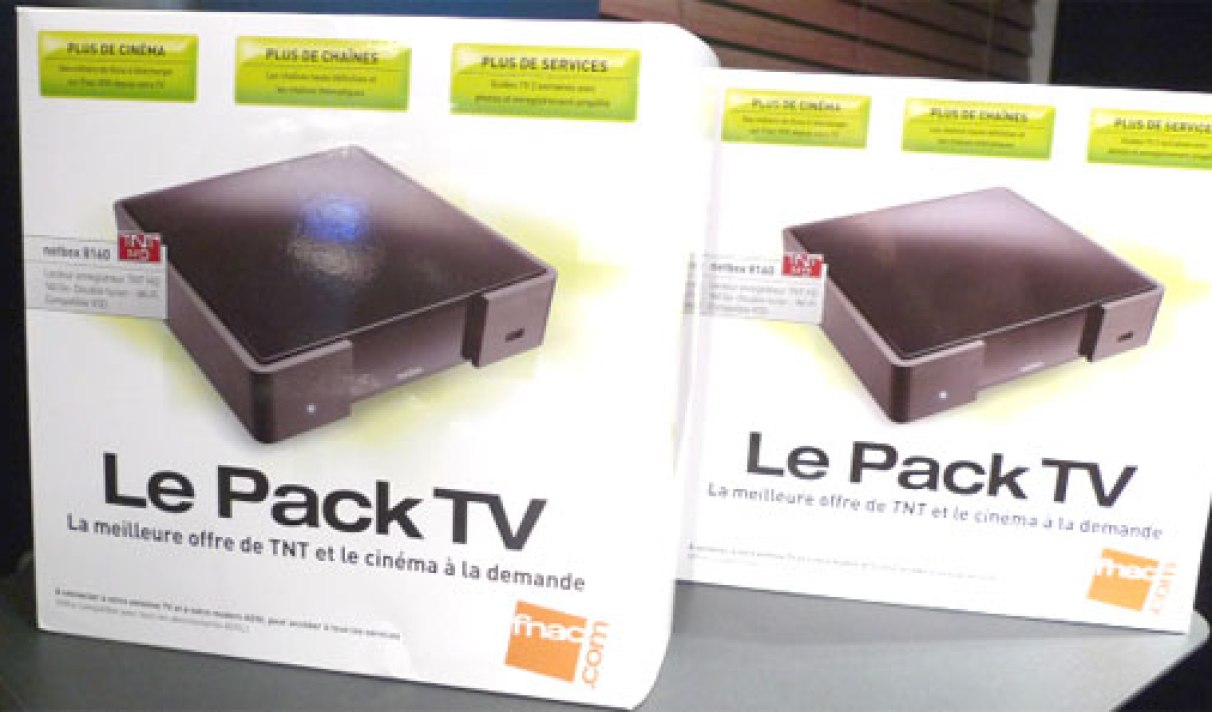 Fnac Pack TV TNT HD, VOD et magnétoscope numérique