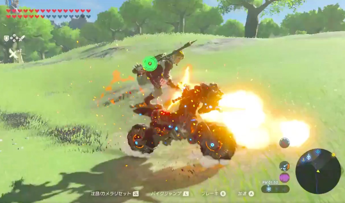 Zelda Breath of the Wild : un joueur a transformé la moto de Link en