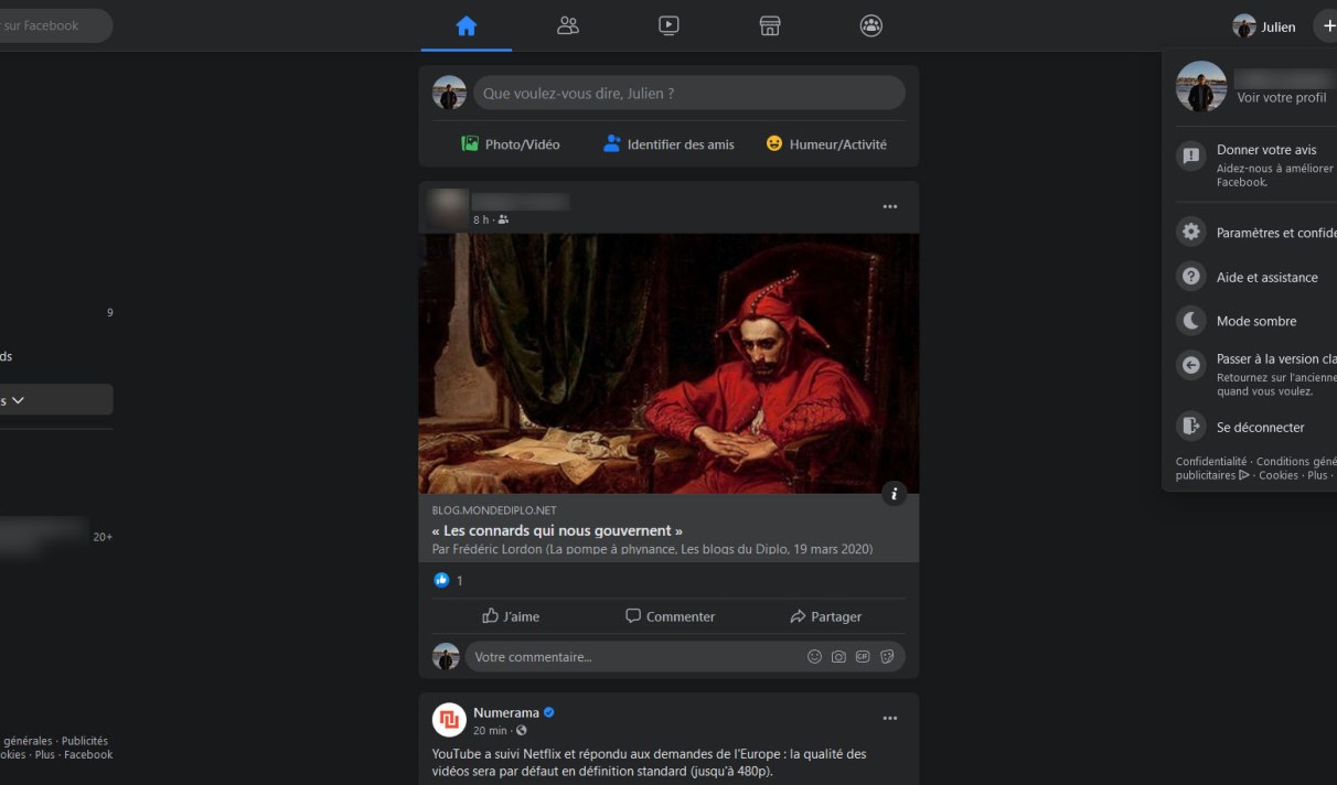 Comment Activer Le Mode Sombre Sur Facebook